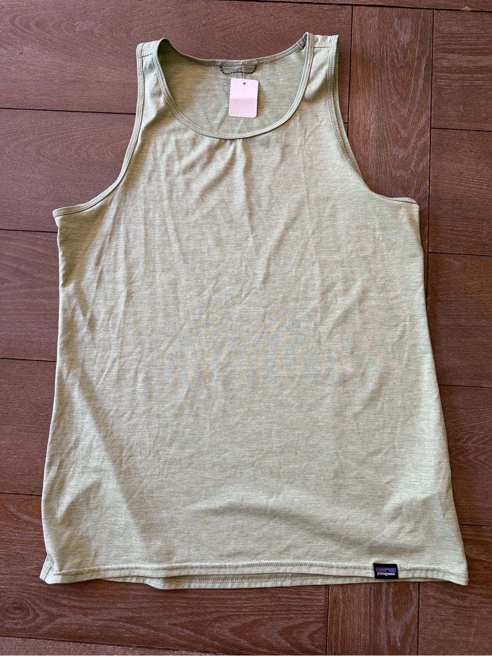 Patagonia Pale Green Scoop Neck Tank